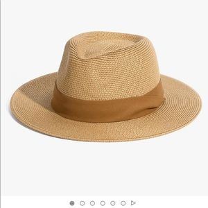 Womens/Mens Wide Brim Straw Panama Hat Fedora Summer Beach Sun Hat